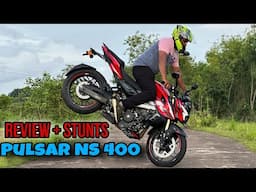 The Most Powerfull Pulsar 400 First Ride Review & Stunts 🔥🔥🔥