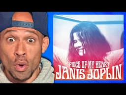 Rapper FIRST time REACTION to Janis Joplin Piece Of My Heart! James Brown style DAMN...