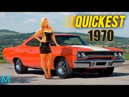 10 Quickest Muscle Cars of 1970 | What They Cost Then vs. Now