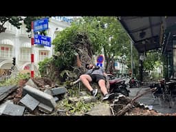 The AFTERMATH of Typhoon Yagi in Hanoi Vietnam 🇻🇳