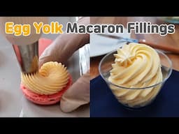 Two ways to make macaron filling with egg yolk