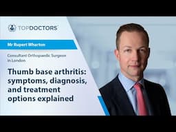 Thumb base arthritis: symptoms, diagnosis, and treatment options explained