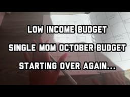 LOW INCOME BUDGET | Budget for Beginners | Budget Low Income | Single Mom Budget