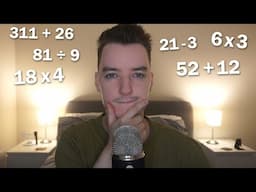 [ASMR] Whispering Simple Maths Questions