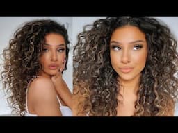 BIG CURLY HAIR TUTORIAL / ROUTINE 2020