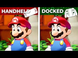 Mario & Luigi Brothership - Switch Handheld vs Docked (Graphics Comparison)