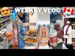 LIFE IN TORONTO(VLOG) hockey games, lululemon haul, buying UGGS, dinner date, shopping, vegan food &