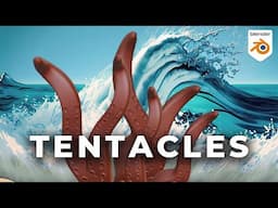 Blender Tutorial: Creating Tentacles with Curves and Array Modifier