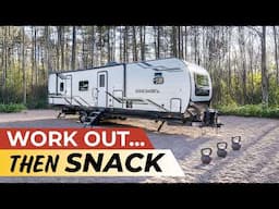 A front kitchen with room for yoga! 2025 Heartland Eddie Bauer 33FK | RV Review