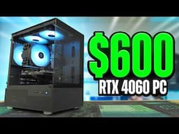 $600 RTX 4060 Gaming PC Build - Step-By-Step!