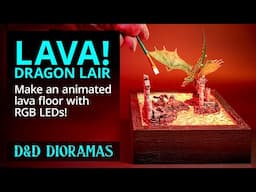 Dragon's Lair - Epic D&D Diorama with Lava LED Effects