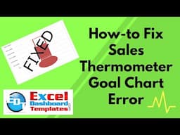 How-to Fix Sales Goal Error of Excel Thermometer Chart