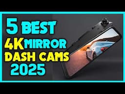 ✅Best budget 4K Mirror Dash Cams Review - Best Dash Camera 2025