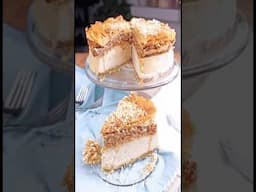 It can’t get better than this #baklava #cheesecake #vegan #shorts