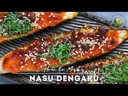 Miso Glazed Eggplant Recipe (Nasu Dengaku)