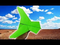 How To Make Origami Airplane Fly Far Ver 18