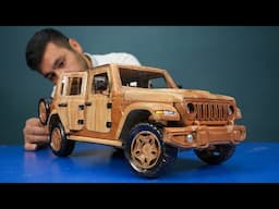 Jeep Wrangler Out of Wood - Wooden Car