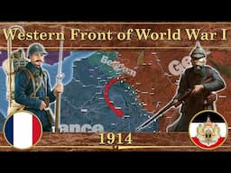 Western Front of First World War (1914) - animated DOCUMENTARY