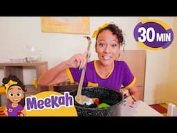 Meekah Learns To Makes Alphabet Soup |  | Blippi & Meekah Challenges and Games for Kids