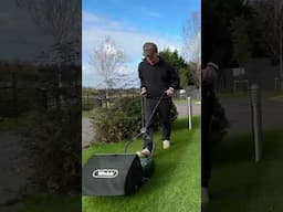 Nice Autumn Cut on the Front Lawn #lawncare autumnlawn