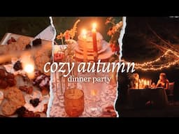 A Magical Autumn Dinner Party 🍂🍷🕯️ autumn inspired recipes, decor ideas & more!