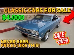 20 Flawless Classic Cars Under $15,000 Available on Craigslist Marketplace! Perfect Classics Cars!