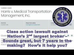 Class action lawsuit against MTM - sounds great, but 7 years in the making? How's it help YOU?