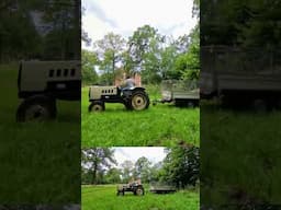 DIY Dump Trailer with Hydraulics : Lamborghini Tractor in Action at Castle ten Berghe #tractor