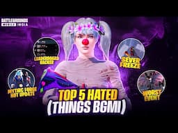 😤 TOP 5 HATED THINGS IN BGMI - WHY PEOPLE HATE BGMI? - LegendX