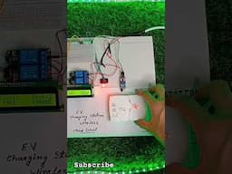 Wireless EV Station 🫡🥳 #arduinoproject #shorts #viral #youtubeshorts