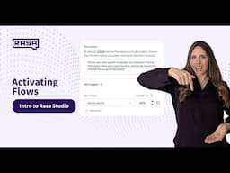 Rasa Studio: Activating Flows