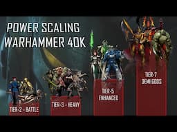 Warhammer 40K Warriors Power Levels (Scale: Tier 1 to Tier 10)