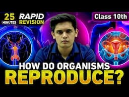 How Do Organisms Reproduce in 25 Minutes🔥| Class 10th | Rapid Revision | Prashant Kirad