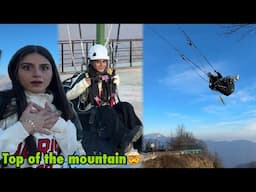 Fariha or saba ko khatarnak ride karwadi mountain ke upper😳 | Baku to gabala by road trip😍🇦🇿