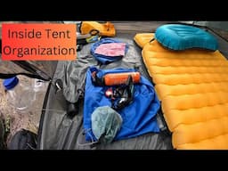 How To Lay Out Your Gear Inside the Tent (Organization Tips)