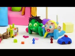 DON´T MISS SUPERHERO BABIES DANCING!! Play Doh Stop Motion and Cartoons For Kids 💕 Superhero Babies