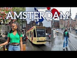 Exploring Amsterdam For 3 Hours As A Solo Black Woman Traveling alone | Visiting Rotterdam