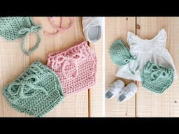 Crochet Vintage Baby Bloomers