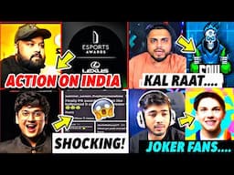 Esports Award Owner ACTION on India 🇮🇳 Shocking Story of Mortal Winning Award 😯 Scout on Joker Fans!