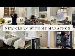 NEW CLEAN WITH ME MARATHON | COOK, CLEAN, ORGANIZE, DECLUTTER & LAUNDRY #cleaningmarathon