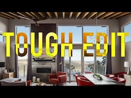 TOUGH EDIT! Window Pulls & Luminosity Masks for Living Room | Architecture Photography Tutorial