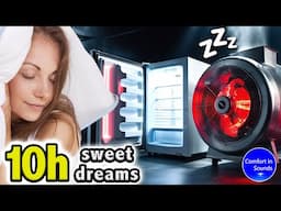 FALL ASLEEP INSTANTLY with THIS White Noise | Heater ASMR & Refrigerator Fan to Sleep