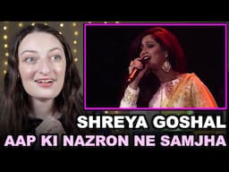 SHREYA GOSHAL - Aap Ki Nazron Ne Samjha Reaction!! Live with the Berklee Indian Ensemble