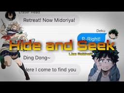 [REUPLOAD 5 of 10] bnha/mha - text lyric prank (not a prank) “Hide and Seek”