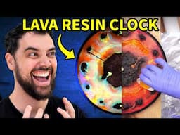 Can We Make a Glowing Resin Lava Clock?