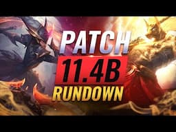 NEW UPDATE: 11.4B MID PATCH RUNDOWN & CHANGES - Teamfight Tactics