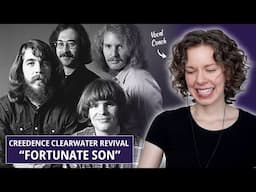 "Fortunate Son" by Creedence Clearwater Revival - Vocal Coach Analysis & Review feat. John Fogerty