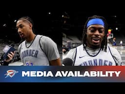 One on One with Aaron Wiggins + Lu Dort Media Availability | November 19, 2024 | OKC Thunder