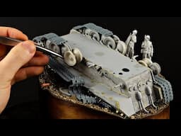 Let's Build A Destroyed Panther Tank Diorama! (Das Werk, 1/35)