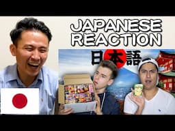 Japanese Reacts to "Americans React to Japanese Candy" by Reaction Time